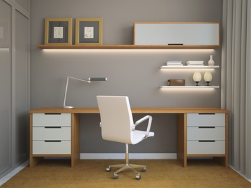 Jual Meja  Kantor  Minimalis HPL  Terbaru Sobat Furniture