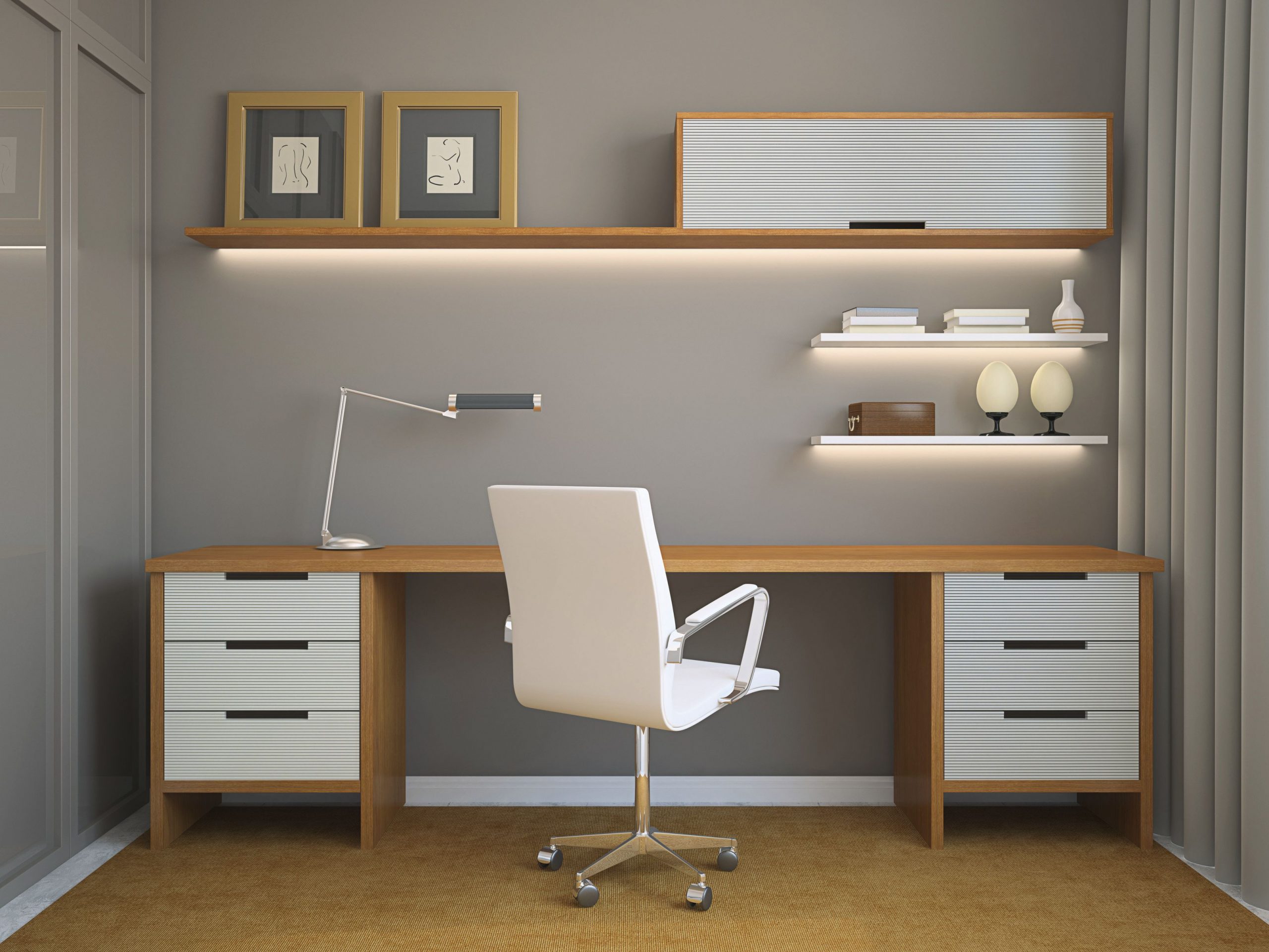  Jual  Meja  Kantor  Minimalis HPL Terbaru Sobat Furniture