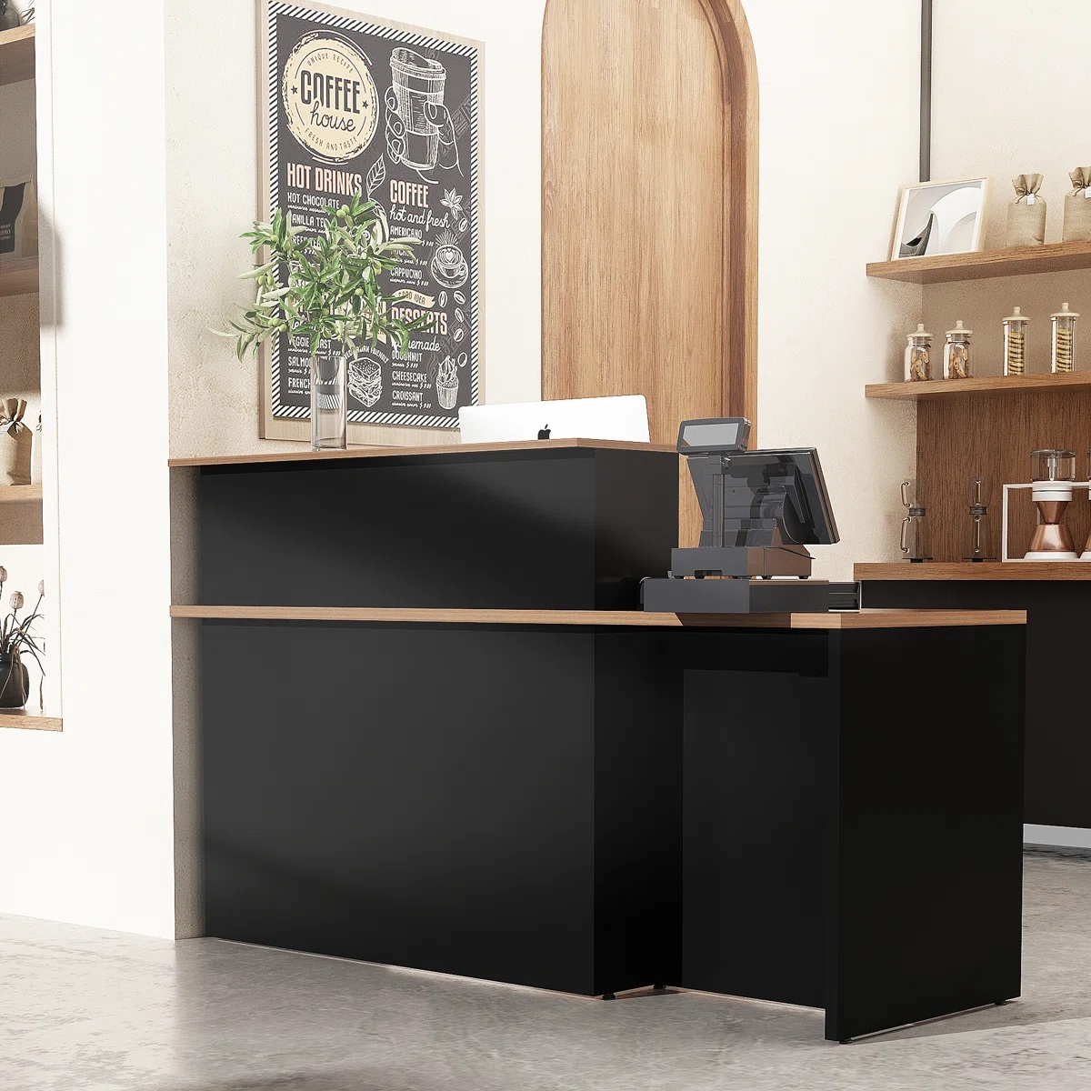 Nahjay+Rectangle+Wood+Reception+Desk+With+Multi-Layers+Storage+Compartments (3)